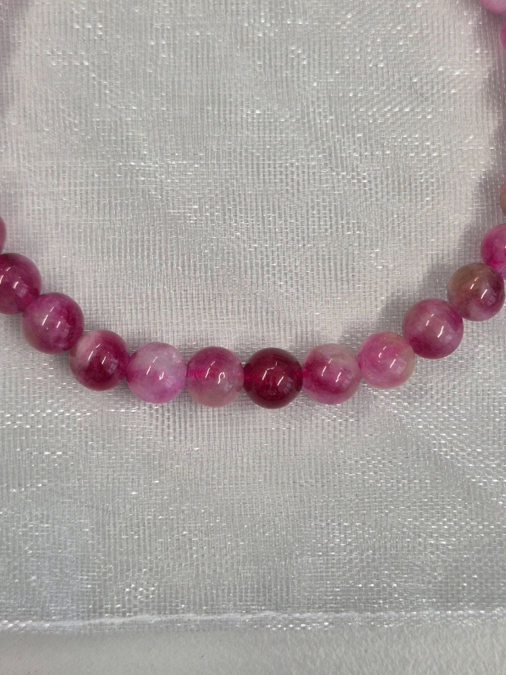 Bracciali & Braccialetti: Wassermelonen Turmalin Armband 6mm – Nuovo e nell'imballaggio originale da Rüti ZH venduto da pep_l9zp 2
