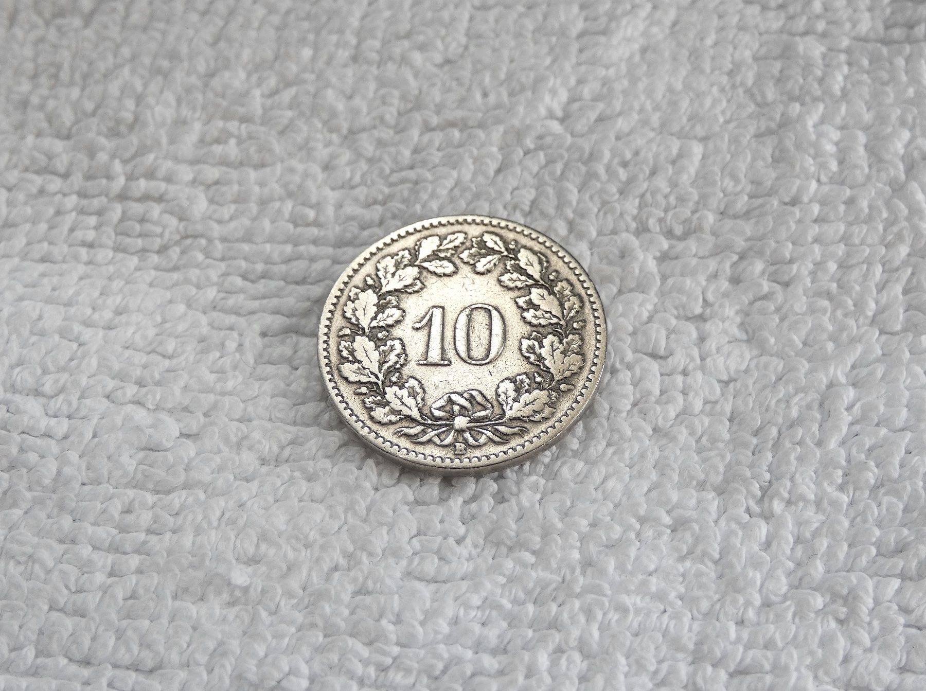 Tutti le monete: 10 centimes/rappen 1914 – Usato da Nyon venduto da Ilmi09 1