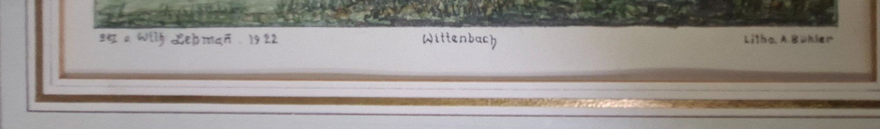 Grafiken & Lithographien: Wittenbach SG, Dorf, Kirche, Farblitho, Lehmann, Bühler – Gebraucht aus St. Gallen von BlauesKreuzSG-App 2