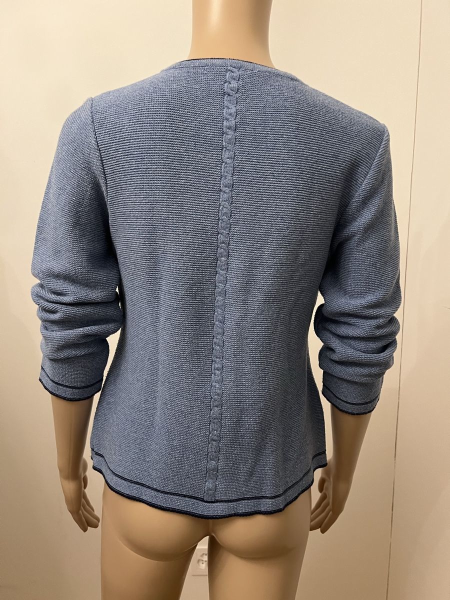 Giacche: Huber Strickjacke, hellblau, Gr. 36 – Usato da Basel venduto da Ksjusha 3