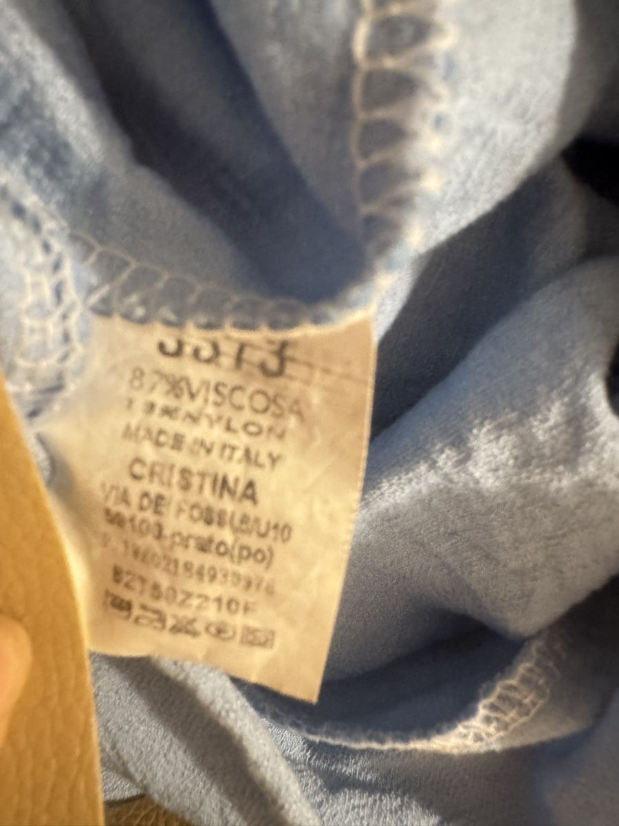 Pantaloni: Sommerliche, hellblaue Palazzo Hose mit Gürtel – Usato da Neuenegg venduto da mel_5pnq 5