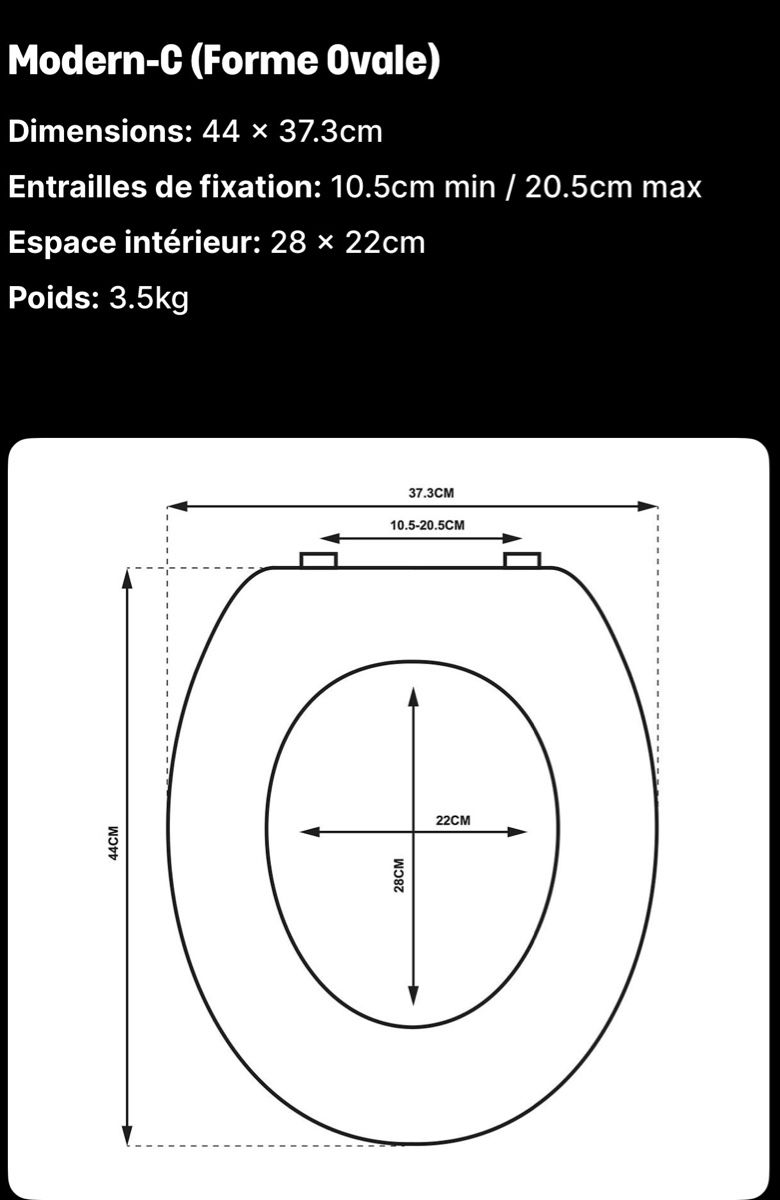 WC: Abattants WC tohaa – Nuovo e nell'imballaggio originale da Daillens venduto da Colombine06 1