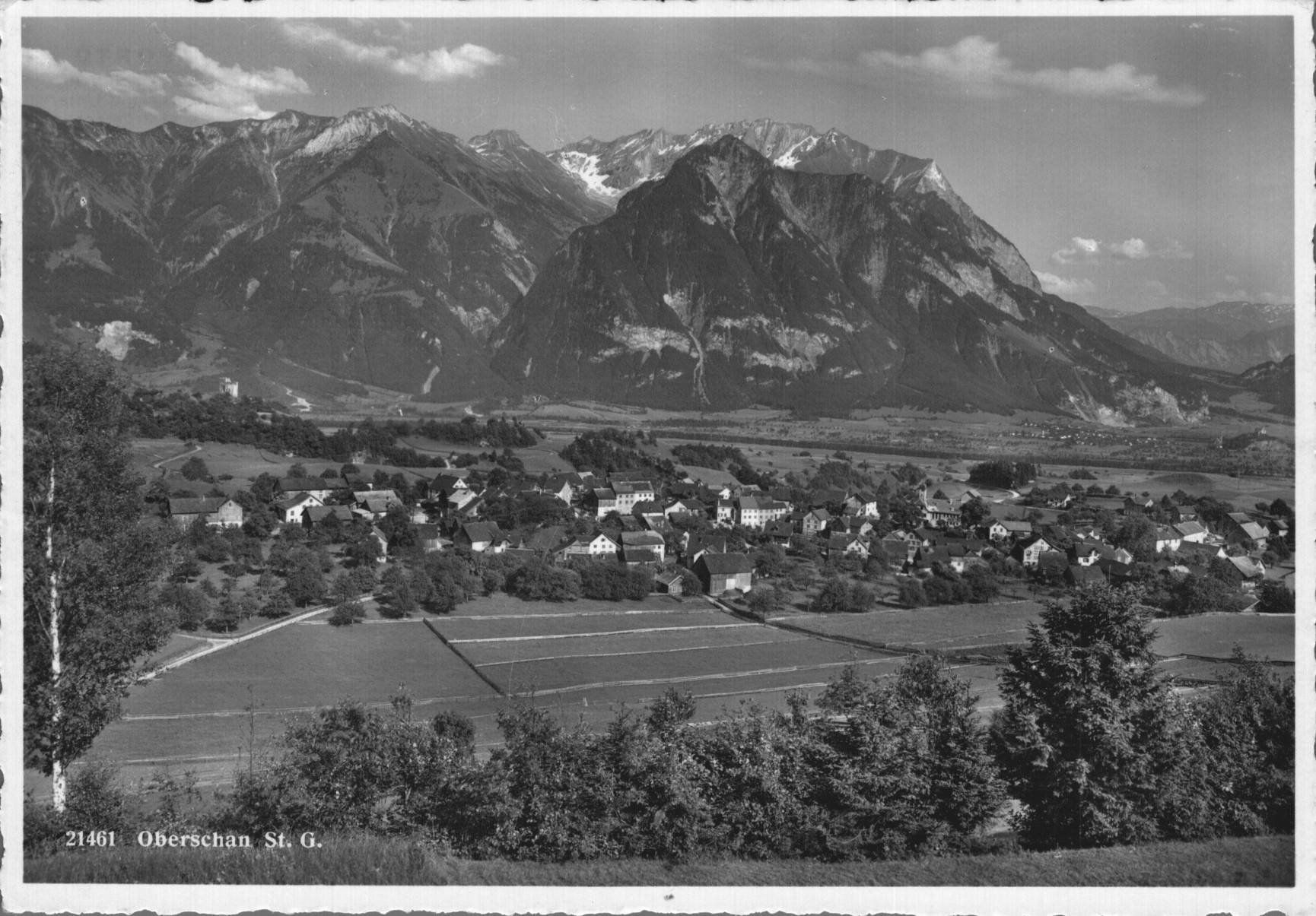 Cartoline postali: Alte Ansichtskarte Oberschan SG – Usato da Oberkirch LU venduto da sa_kr