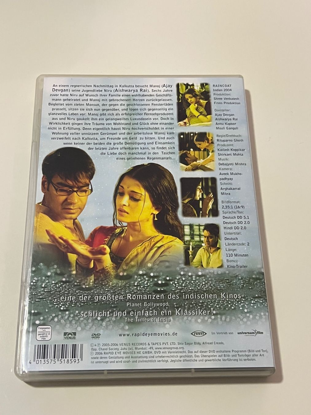 Tutti i DVDs: Raincoat DVD, Bollywood – Usato da Altstätten SG venduto da sheamus 1