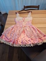 Fasnachtskleid / Spitzenkleid rosa, Gr. M