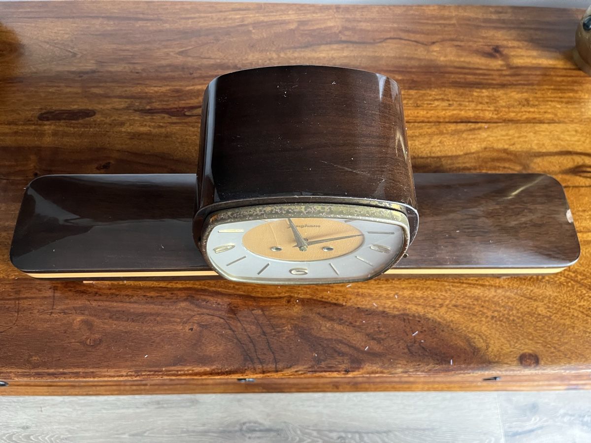 Junghans Stand- & Wanduhren: Junghans Table Clock Vintage Wooden Case Working Condition – Gebraucht aus Staufen von sam_87xk 3