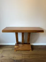 Art Deco console table wood brown good condition