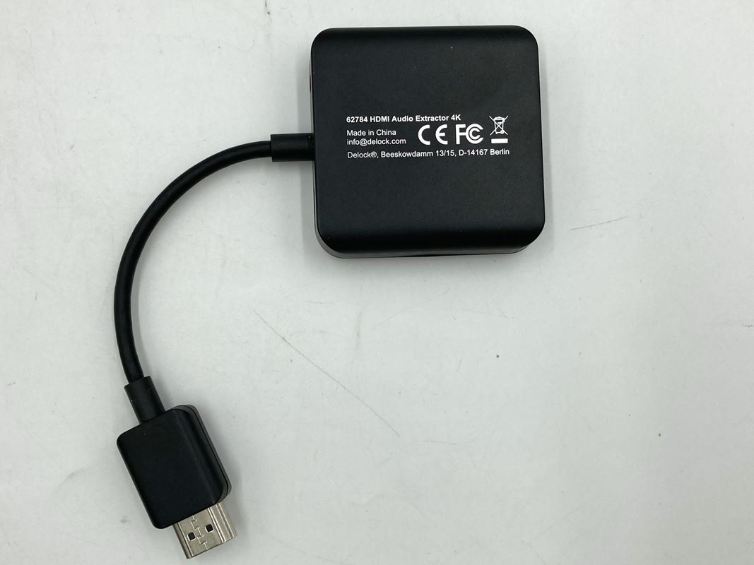 Unità & Adattatore: DELOCK | HDMI Audio Extractor | 4K | Schwarz – Nuovo (secondo la descrizione) da Wittenbach venduto da Restwert_St-Gallen 1