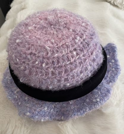 Sonnen Hut , flauschig & warm 🧶💜💙