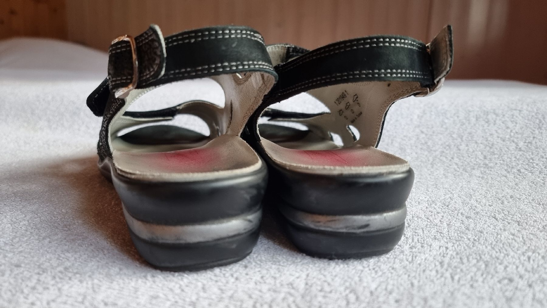 Damenschuhe: Medicus Sandalen  schwarz Gr. 38 – Gebraucht aus Wildhaus von Lurch1971 2