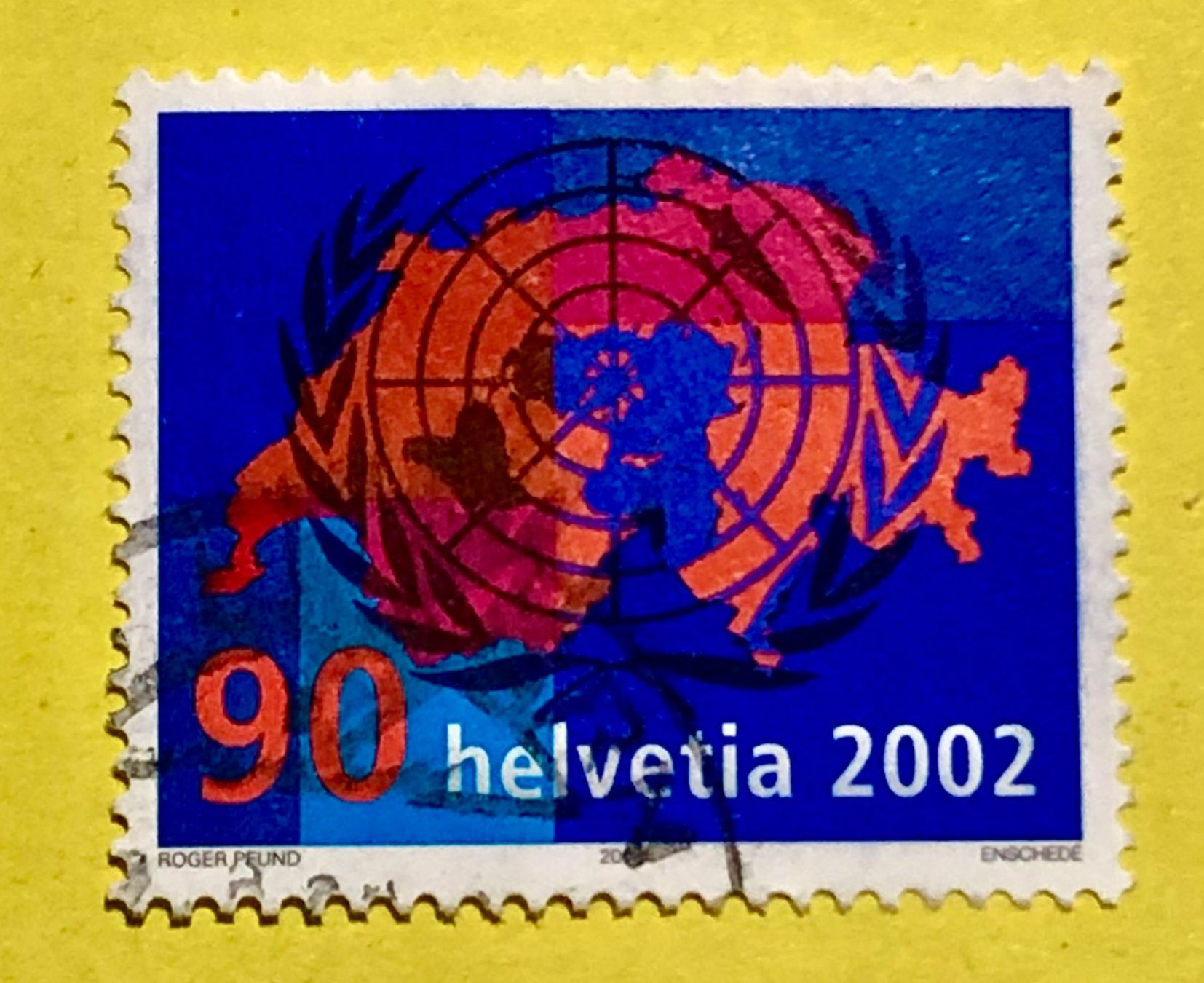 Tutti i francobolli: Nr.1059  GESTEMPELT UNO-Beitritt  2002   – Usato da Aarau venduto da Billa007