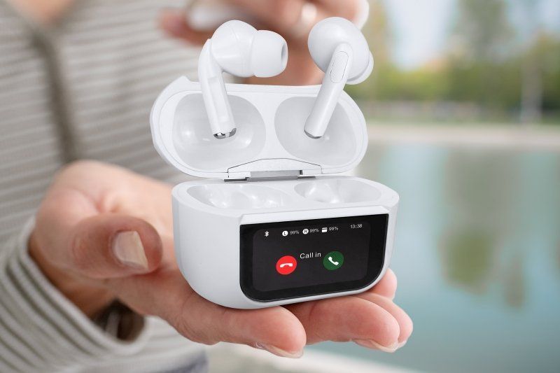 Cuffie: Kabellose ANC In-Ear Kopfhörer mit Ladebox & Touchscreen – Nuovo e nell'imballaggio originale da Giubiasco venduto da softmail 7