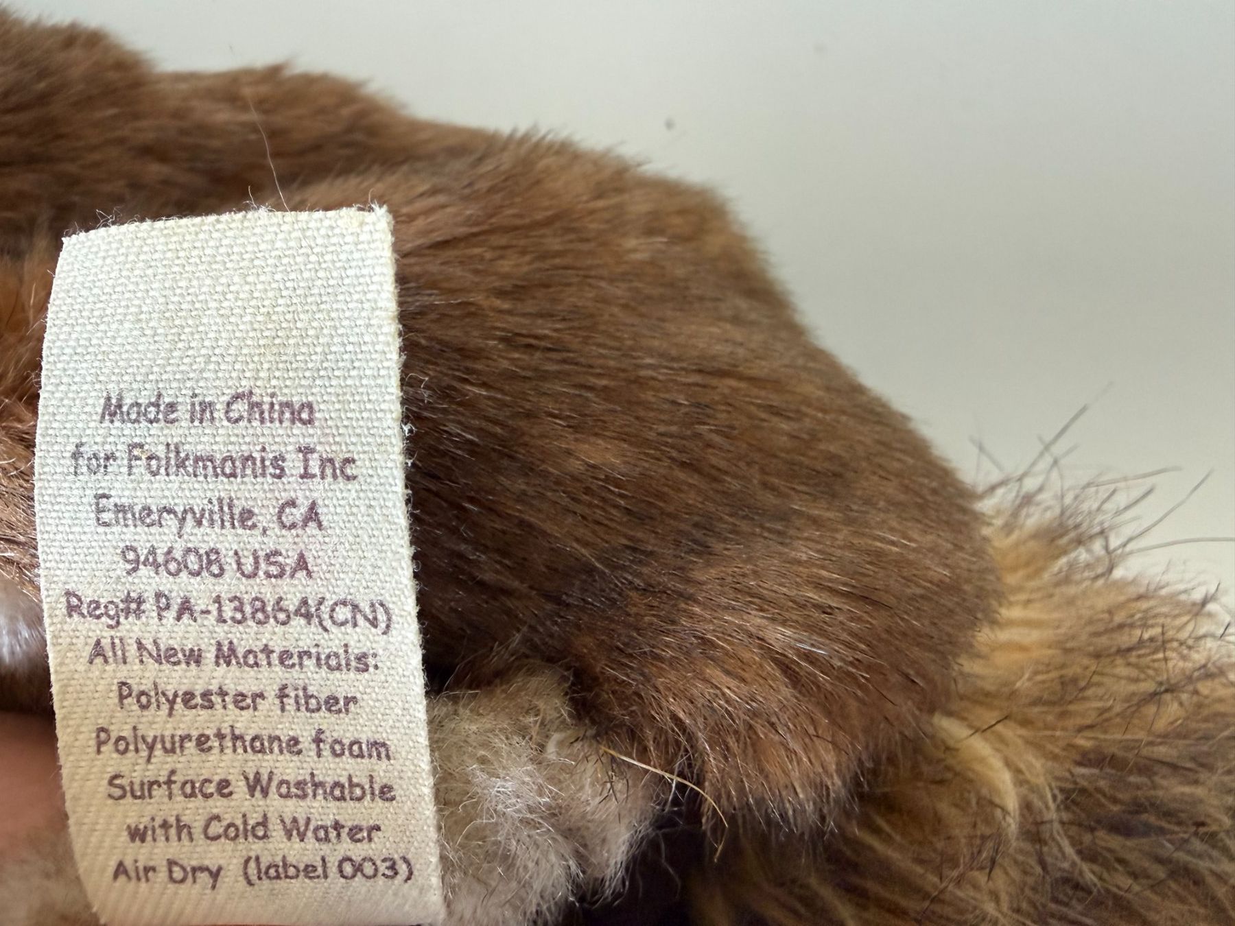 Giocattoli: Folkmanis Handpuppe rotbraunes Eichhörnchen – Usato da Winterthur venduto da brittalili 4