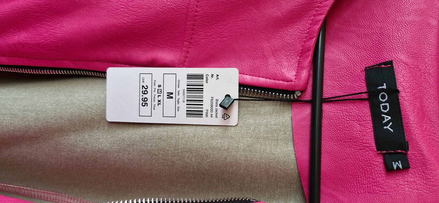 Jacken: Neue Pinke Jacke in Lederoptik – Neu (gemäss Beschreibung) aus Wyssachen von Soenne 2
