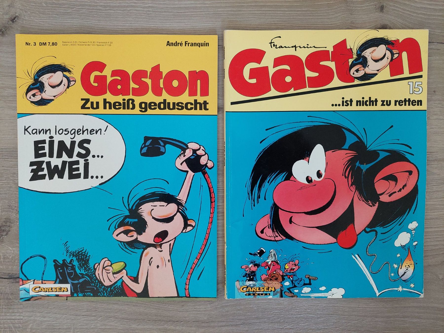 Comics: 2 Comics Gaston – Gebraucht aus Obfelden von Foto_Bild_Kunst_Buch