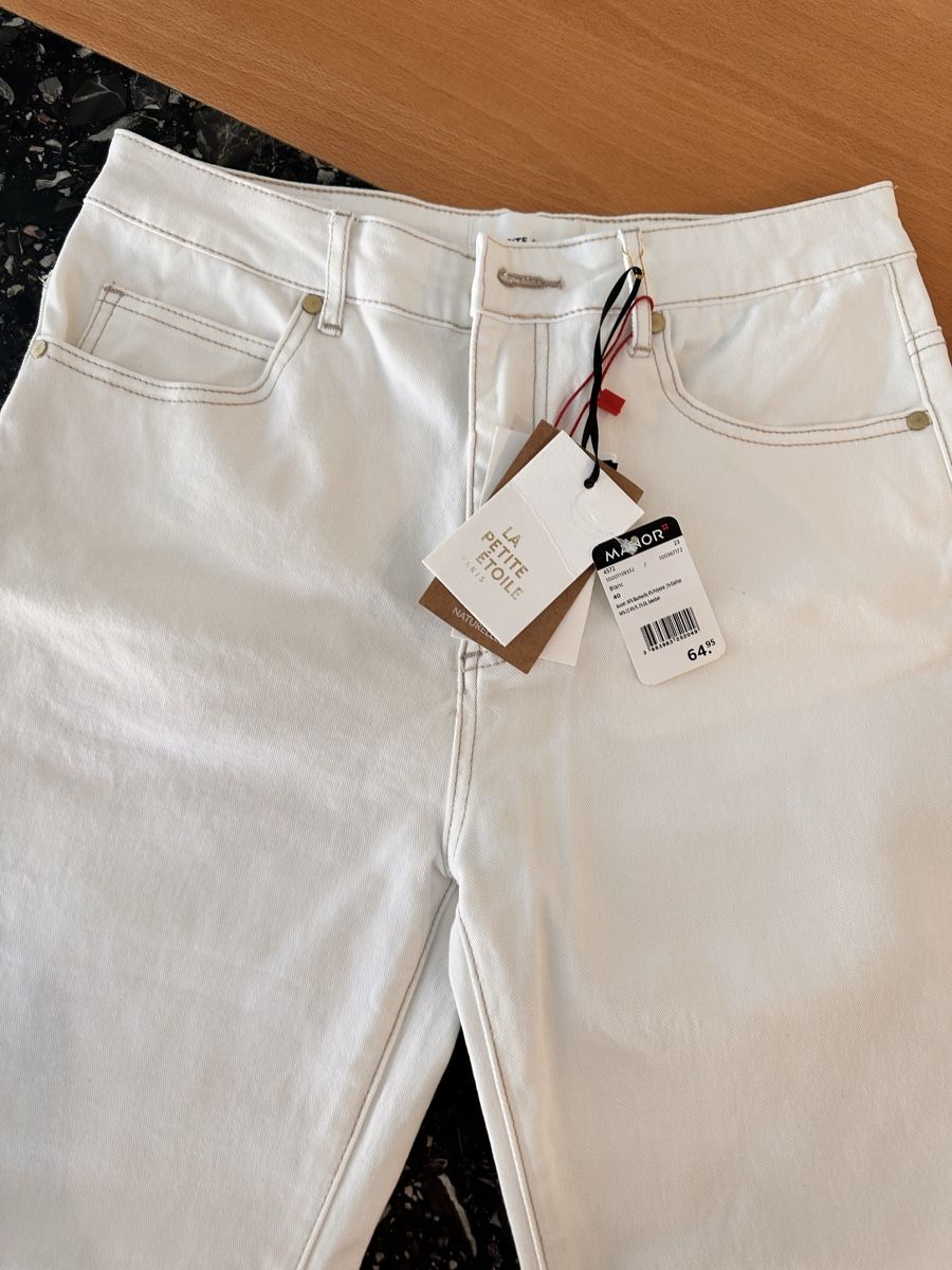 Jeans: Schöne weiße Jeans La Petite Etoile – Nuovo e nell'imballaggio originale da Rüti ZH venduto da Anastasia.gold 1