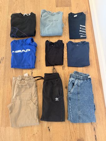 Kleiderpaket Jungen 152cm Adidas H&M Head Name it- 9 pieces 