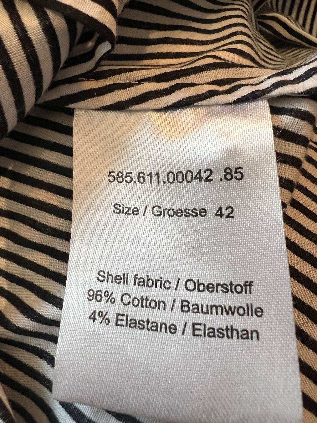 Navyboot Camicette: NAVYBOOT Bluse gestreift Gr. 42 rosa Manschetten Baumwoll... – Usato da subingen venduto da gibo11 4