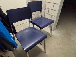 Stapelstühle Novex AG dunkelblau 4 Stk. möbelbau