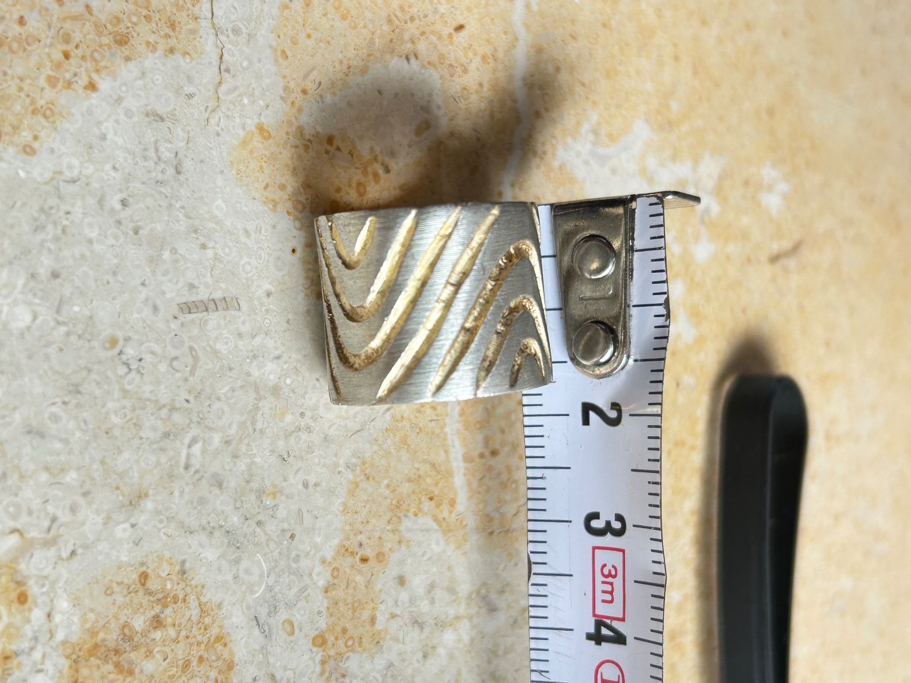 Anelli: Silber Ring Golden WAVES (52) – Usato da Laufen venduto da Bellebellezza 8