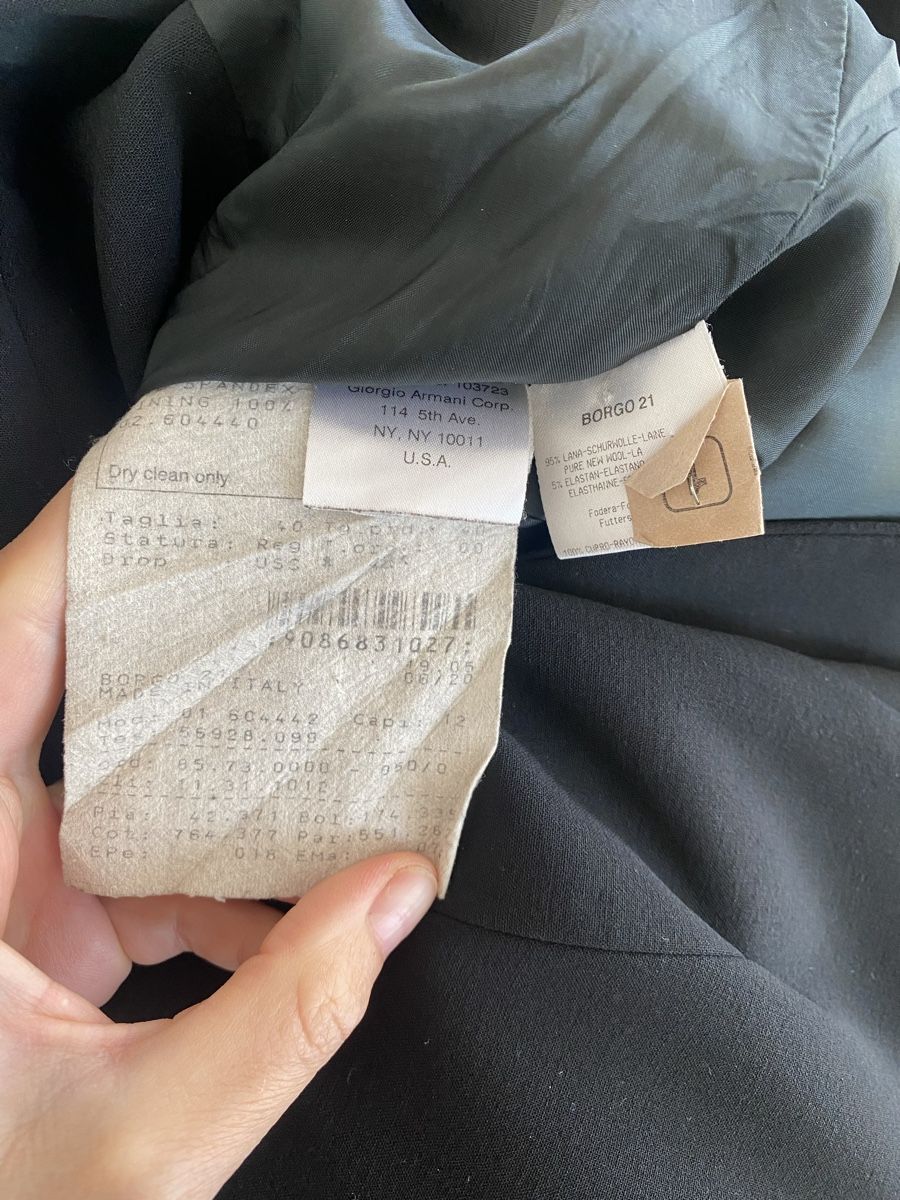 Armani Giacche: Armani Blazer Vintage – Usato da Zürich venduto da Lauraflor 6