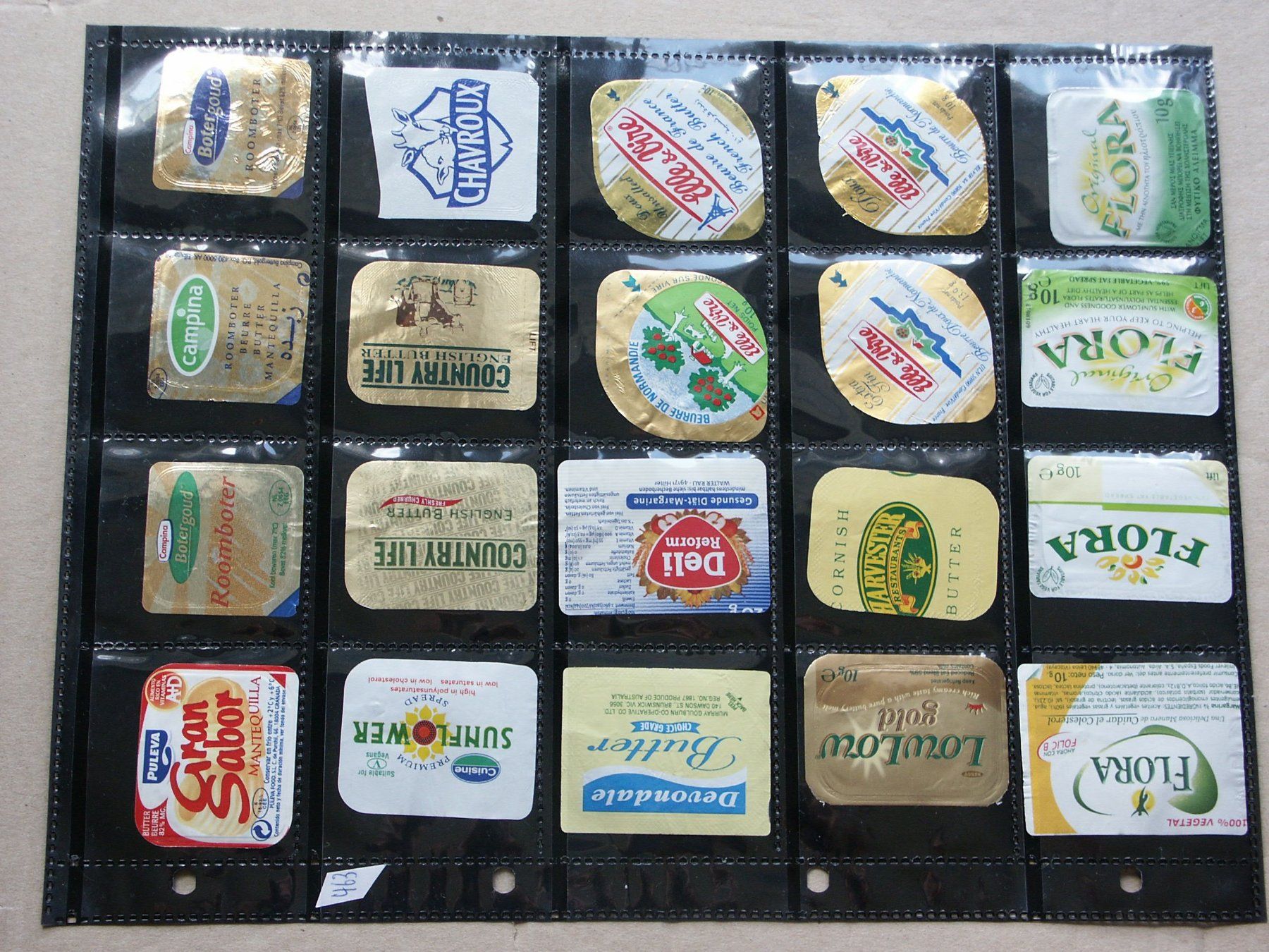 Kaffeerahmdeckel: 40      verschiedene     Butter  Deckeli – Gebraucht aus Niederglatt ZH von herzblatt5449