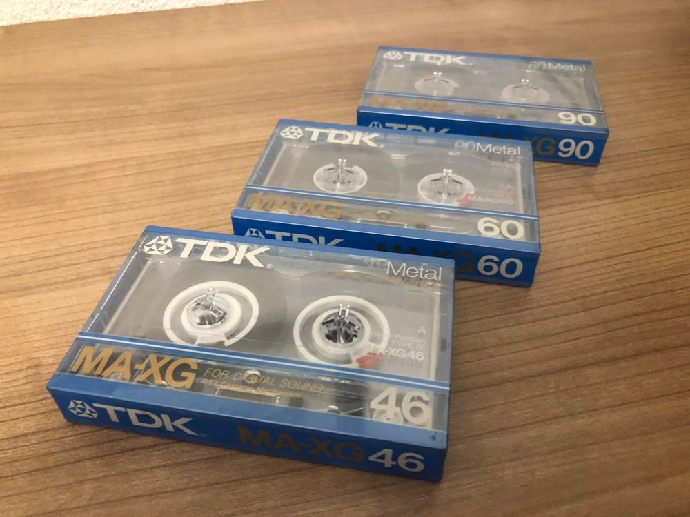 TDK MA-XG 46, 60 und 90 einmalige Gelegenheit Original rar