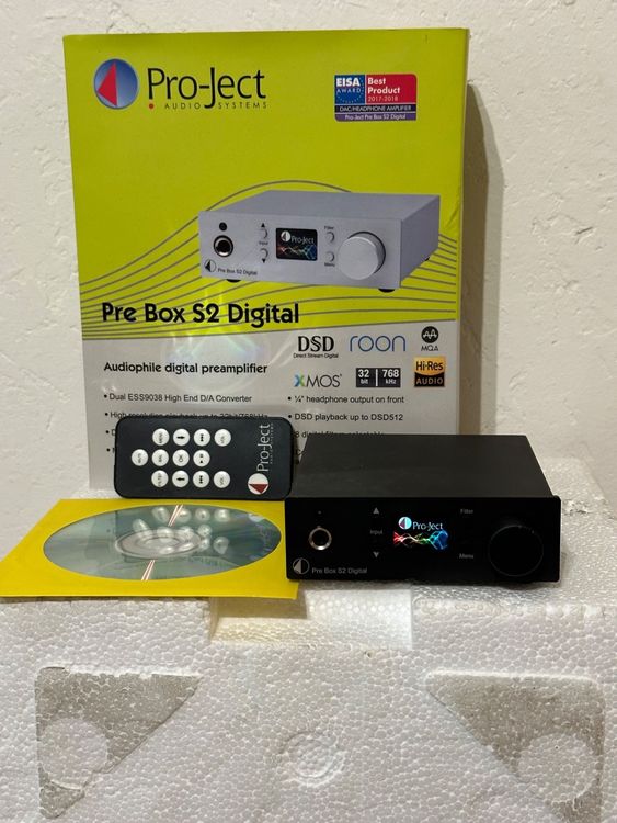 Pro-Ject Pre Box S2 Digital DAC/Vorverstärker (Gebraucht) in Plan-Les ...