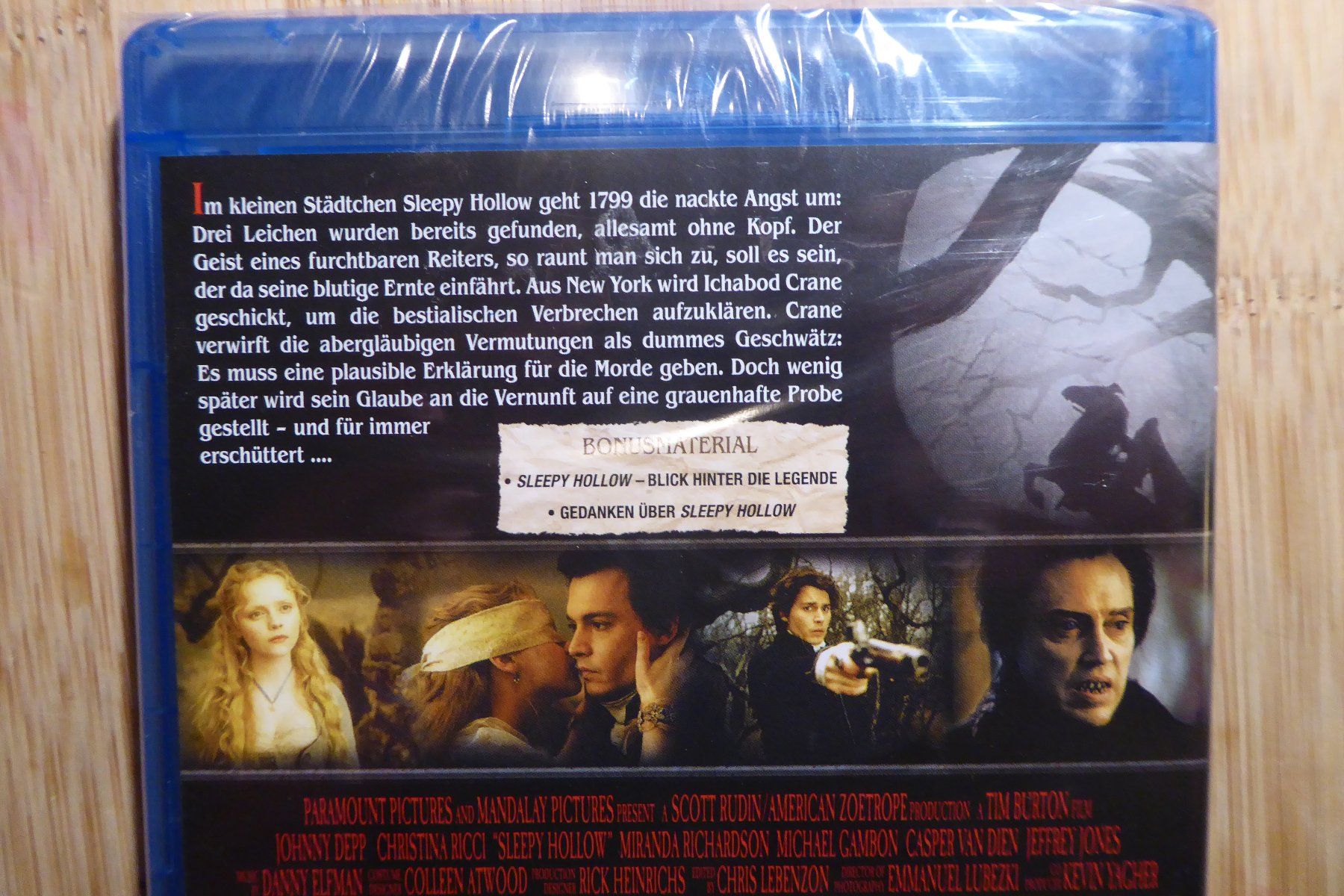 Tutti i DVDs: Sleepy Hollow Bluray – Nuovo e nell'imballaggio originale da Allschwil venduto da Summelsarium 2