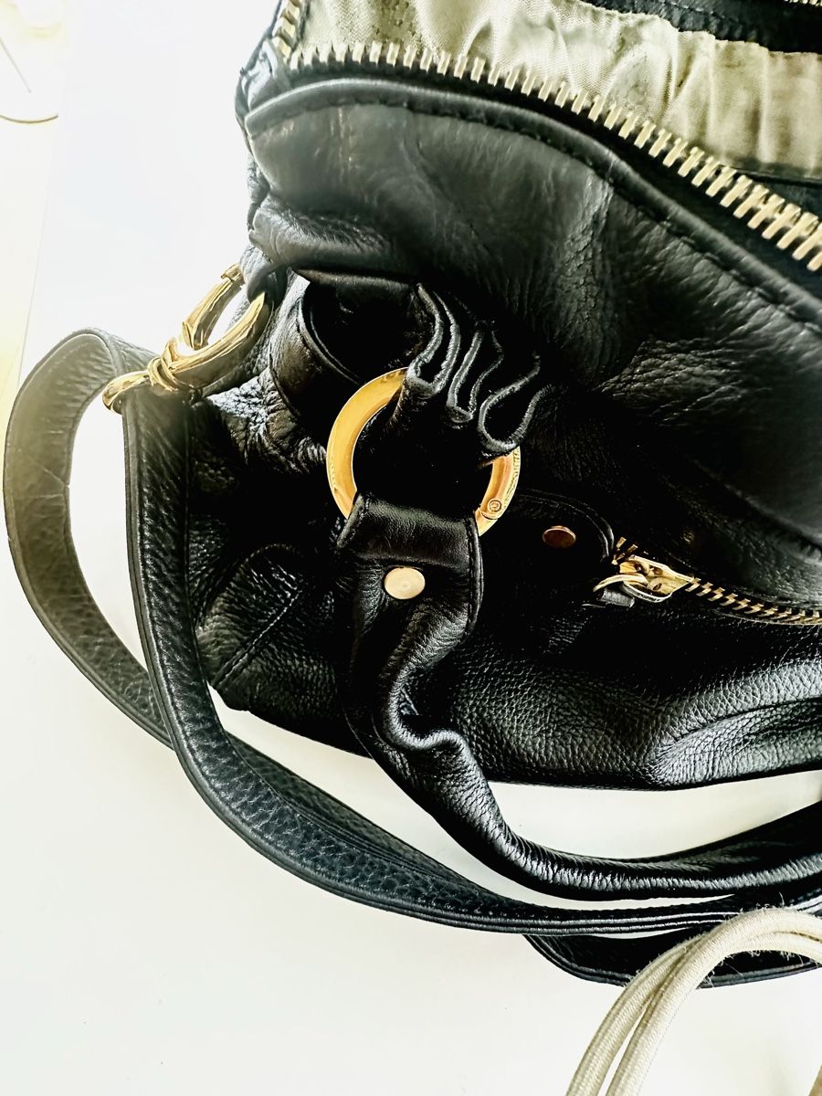 Borse da donna: DEL CONTE schwarze Leder Handtasche / Schultertasche – Usato da Zürich venduto da BLAU.blue 6