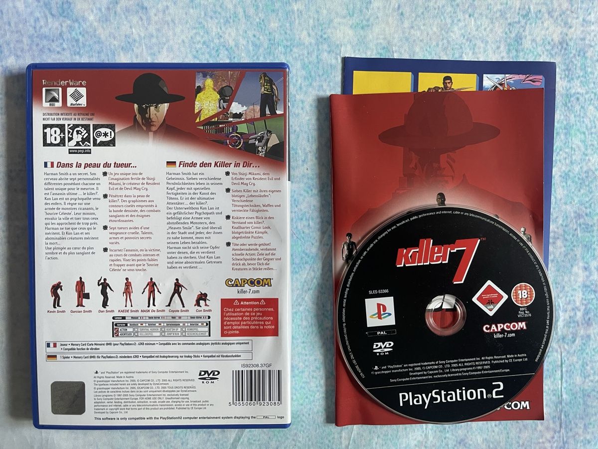 Giochi: PS2: Killer 7 – Usato da Märstetten venduto da AlienNova 1