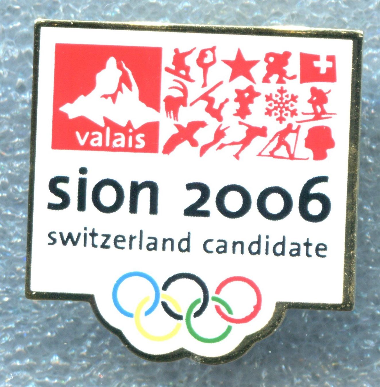 Plaketten & Abzeichen: SION 2006 Candidat – Gebraucht aus Winterthur von Sammleroase
