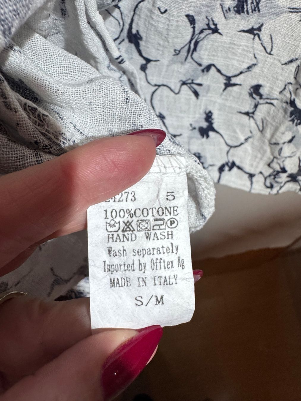 Camicette: Bluse mit Blumenprint von Chicoree Gr. S/M 100% Baumwolle – Usato da Grosswangen venduto da SALE_SALE_SALE 3