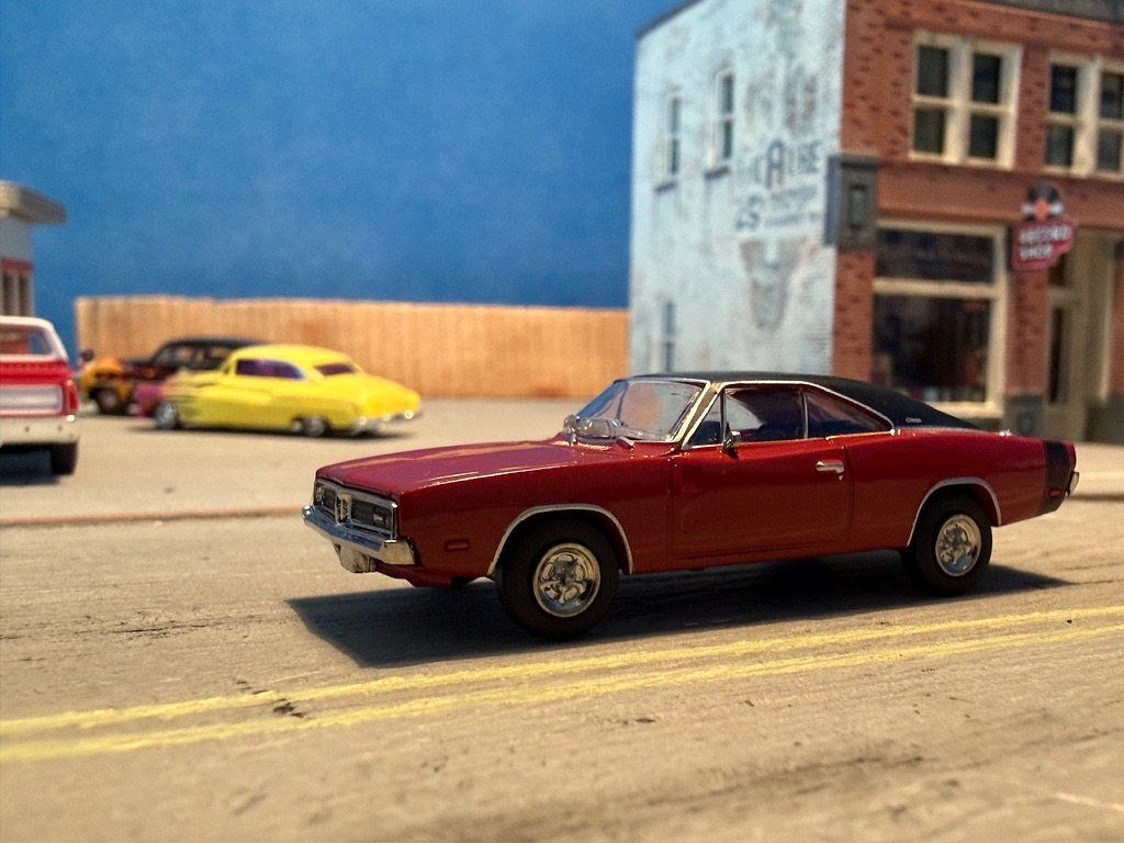 Dodge Modellini d'auto: Dodge Charger  Brekina H0 1/87 – Nuovo e nell'imballaggio originale da Würenlos venduto da SWISSOLDTIMERS
