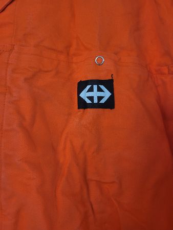 Veste de travail CFF / SBB orange vintage - Taille 50