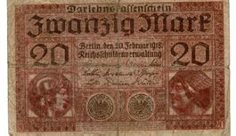 Berlin 20 Mark 20.02.1918 SS