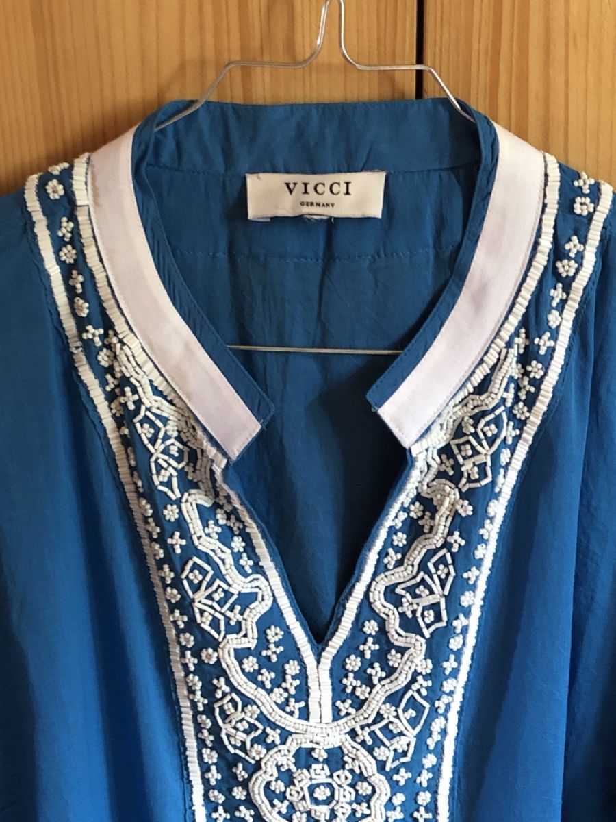 Tuniken: Tunique Vicci légère turquoise – Neu (gemäss Beschreibung) aus Monthey von chocolatnoir01 1