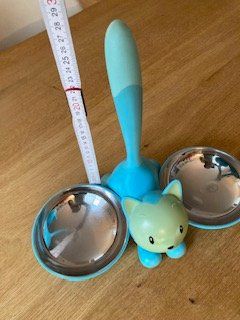 Alessi Ciotole: Alessi Katzennapf - türkis – Usato da Luzern venduto da Rsubita 1