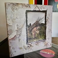 1st FRENCH press 1971 Led Zeppelin – Untitled LP vg+/vg(+)