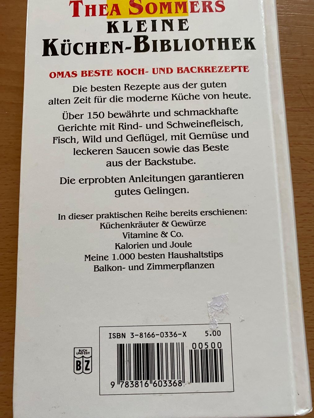 Bücher: Kochbücher – Gebraucht aus Niederwil SG von 23052006 2