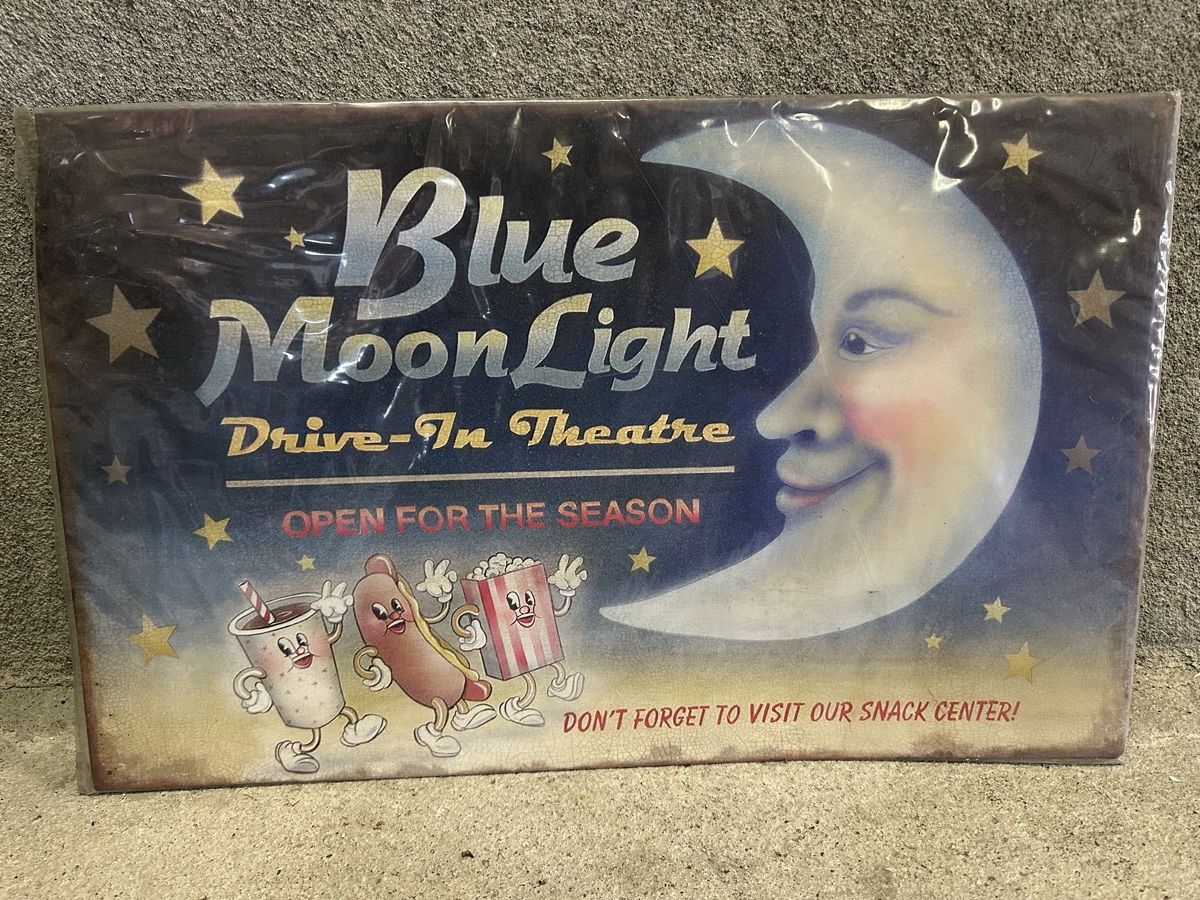 Ecriteaux: Blue moon night mond – D'occasion à Reinach AG par rares75