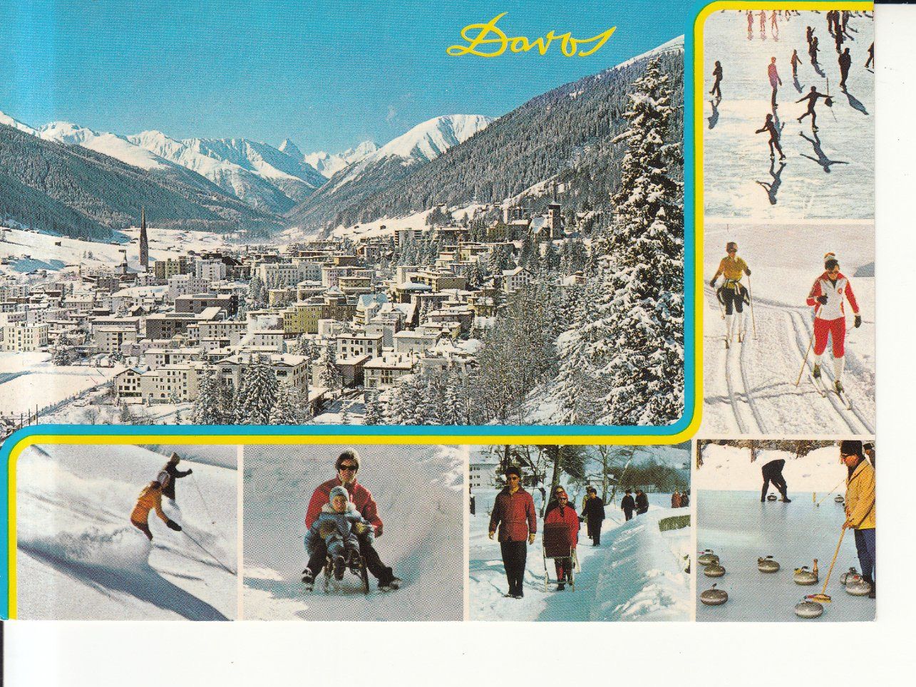 Cartoline postali: Davos 1986 – Usato da Bürglen TG venduto da StampGraf
