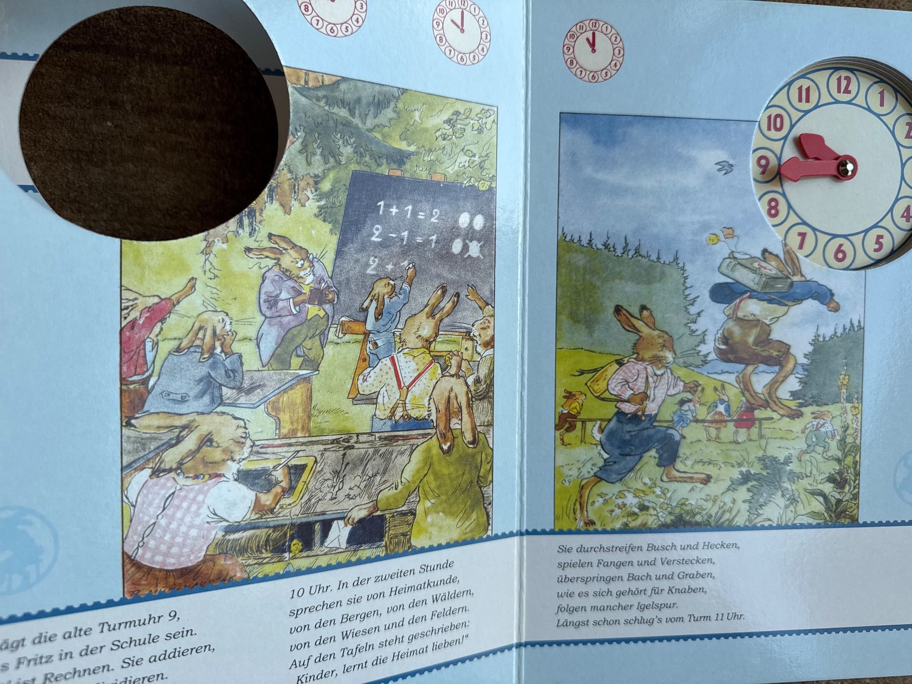 Bücher: Die Häschenschule - Ein Uhrenbuch – Gebraucht aus Aarau von Kilauea 3