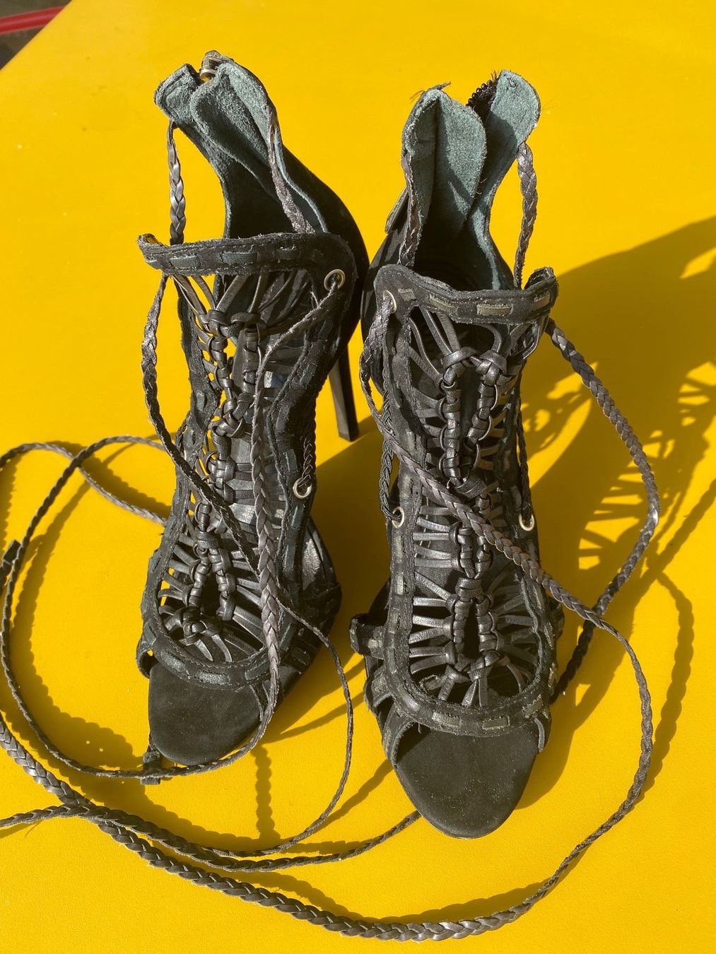 Scarpe da donna: SCHUTZ schwarze Stiletto Sandalen Gr. 36 – Usato da Zürich venduto da missmodernage 3
