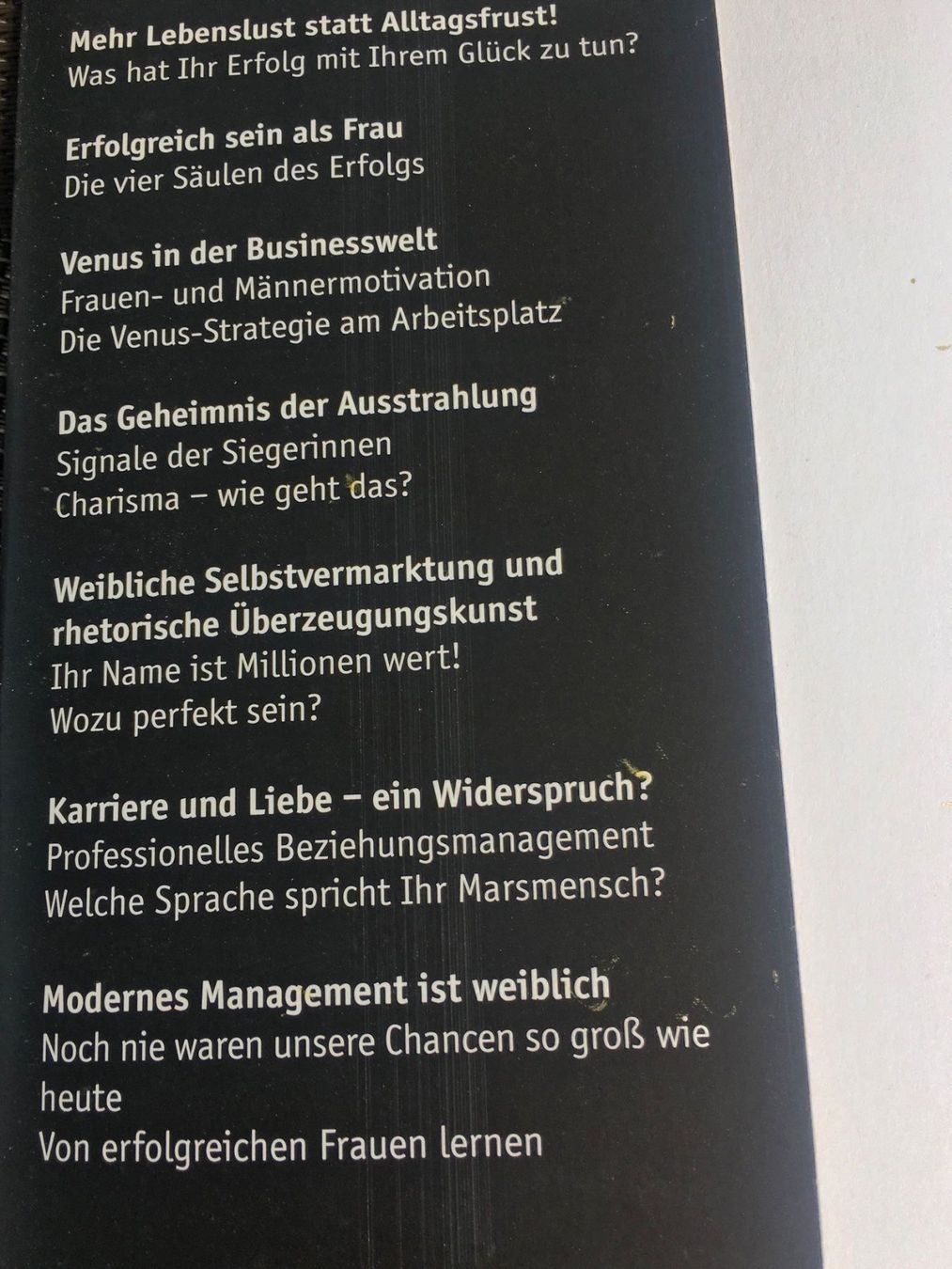 Libri: Die Venus-Strategie – Usato da Kehrsatz venduto da bianca69 2