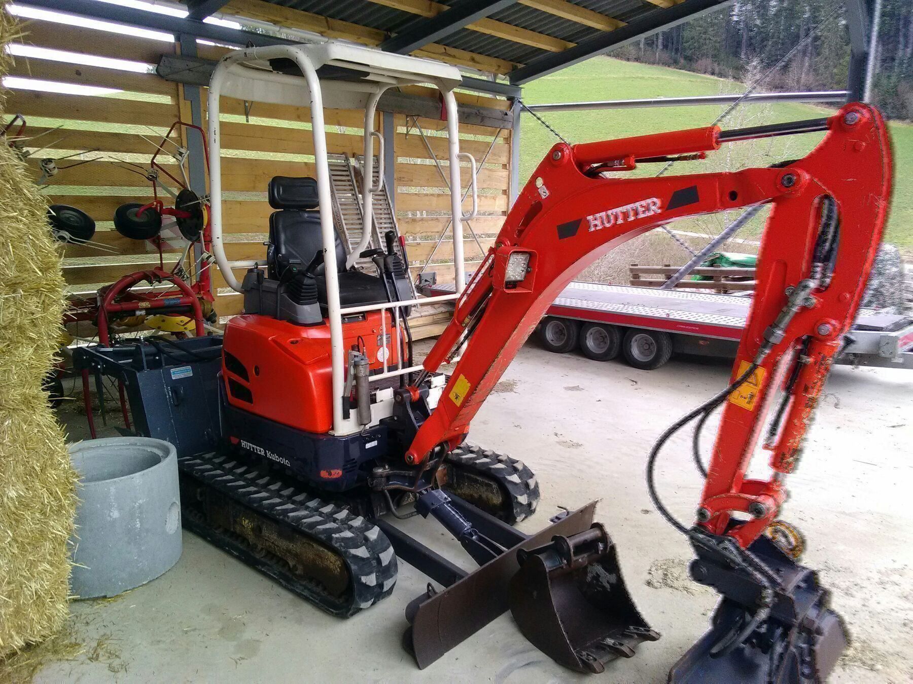 Kubota Escavatori: BAGGER 1.7 TO MIETEN – Usato da Biembach im Emmental venduto da Daewoo75 2