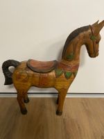 Karusellpferd - Holzrössli - Handarbeit ! Vintage !