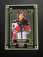 Trevor Zegras 2022 UD Portraits Anaheim Ducks