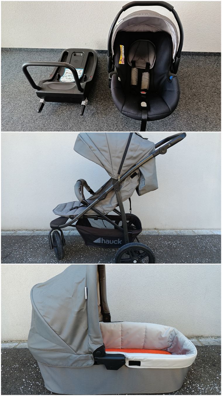 Hauck Kinderwagen: Kinderwagen-Set Hauck  – Gebraucht aus Amriswil von FahrRadService