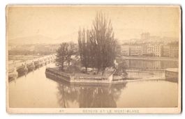 Fotografie Genf, Blick auf die Île Rous